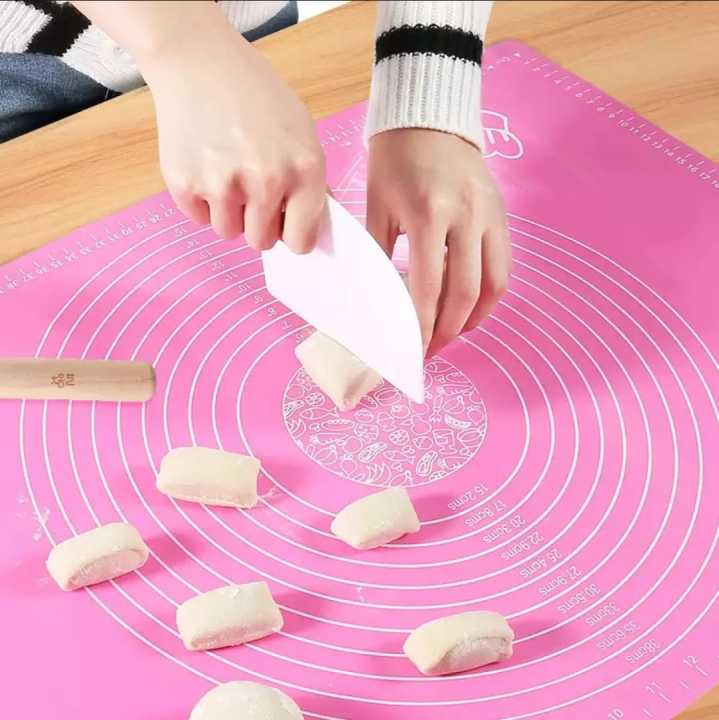 Silicone Roti Mat Baking Mat Sheet Pizza Mat Rolling Dough Non-Stick Maker Pastry Kitchen Gadgets Cooking Tools Bakeware Accessories.