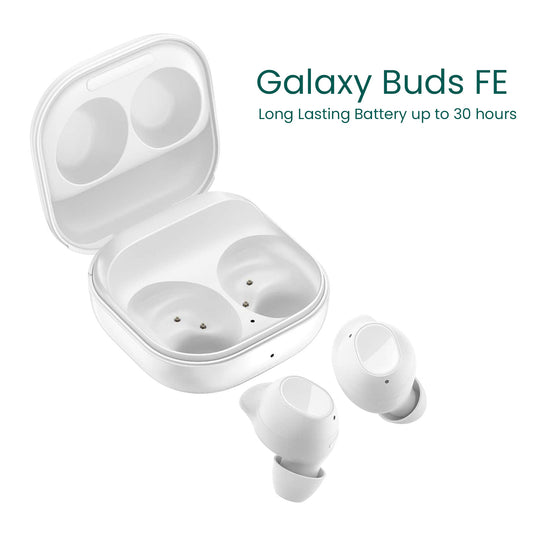 New Samsung Galaxy Buds Fe True Wireless Bluetooth Earbuds Sm-R400n White.