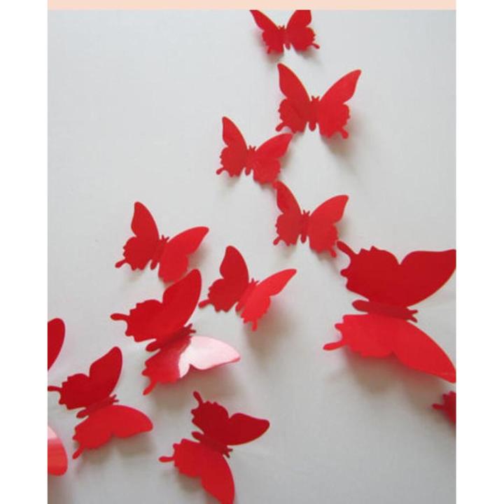 Butterfly Sticker  3D Wonderful Butterfly Wall Art Sticker