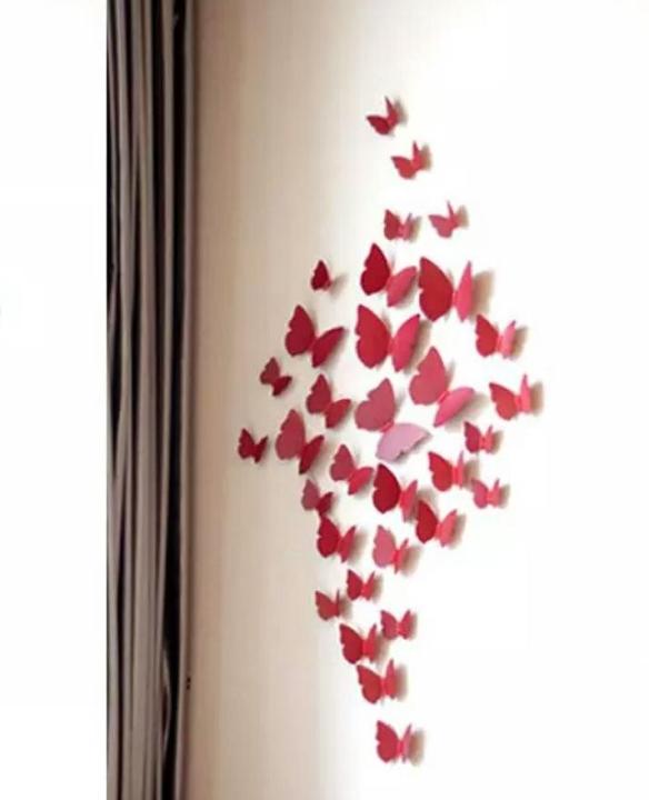 Butterfly Sticker  3D Wonderful Butterfly Wall Art Sticker