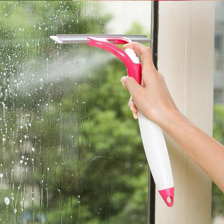 Shower Spray Wiper for Kitchen Slap Cleaning, Windows Glass Cleaning & Car Glass Cleaning