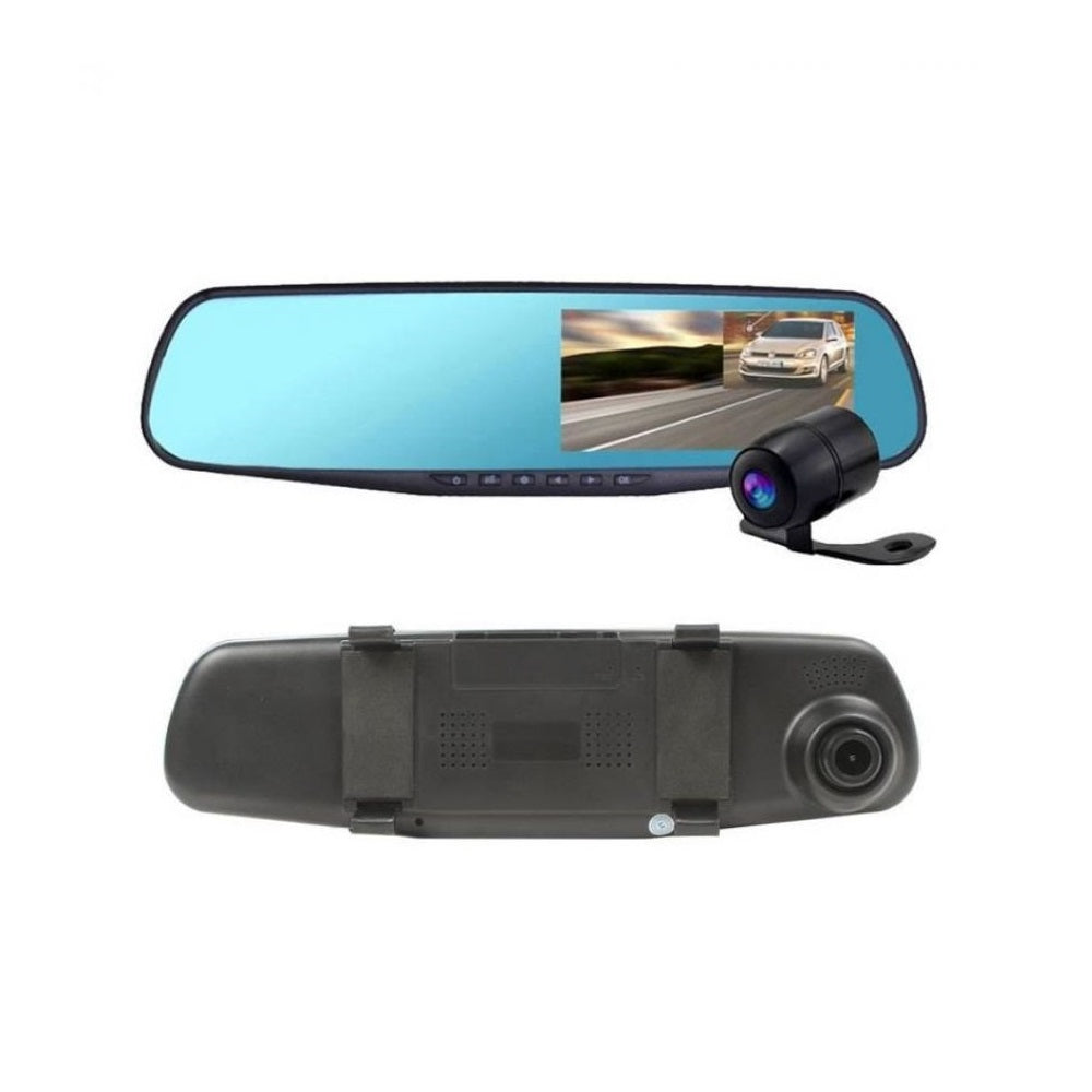 Car DVR Mirror DUAL Camera Front/Back 1080p.