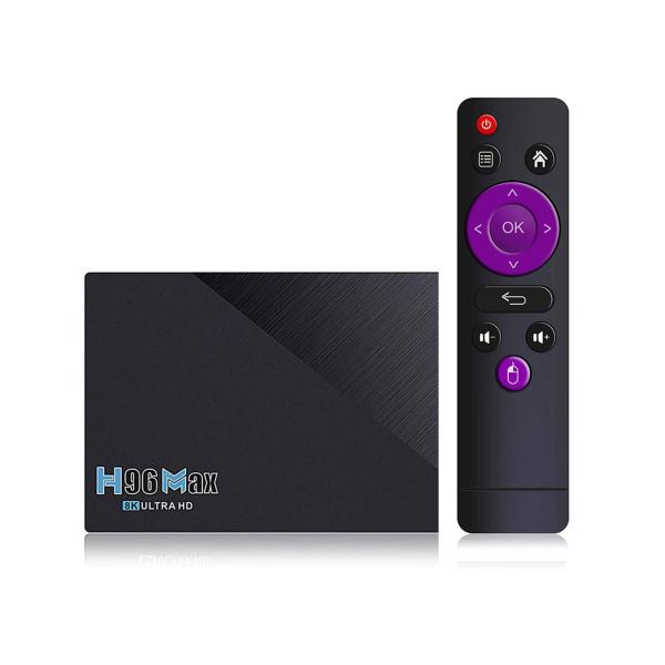 Smart Box H96max 8gb+64gb Quad Core 4k Ulta Hd 11.0v