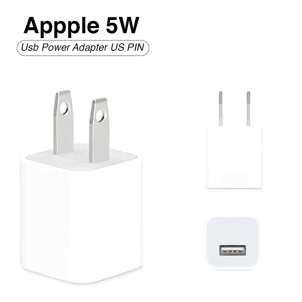 Iphone USB 5W Power Adaptor US Pin.