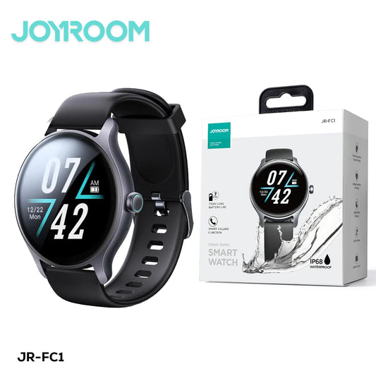 JOYROOM JR-FC1 Classic Series Smart Watch (Make/Answer Call) Dark Gray.