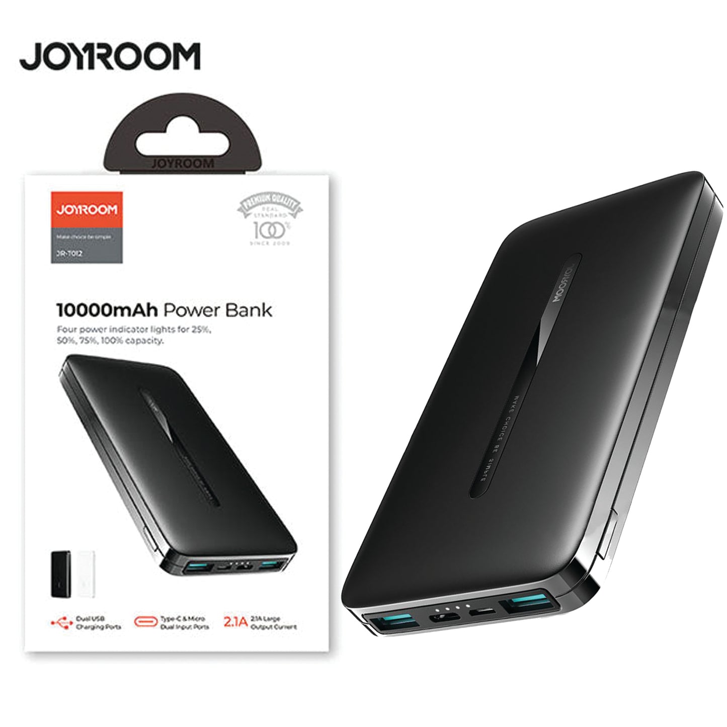 JOYROOM JR-T012 Power Bank 10000mAh Black.