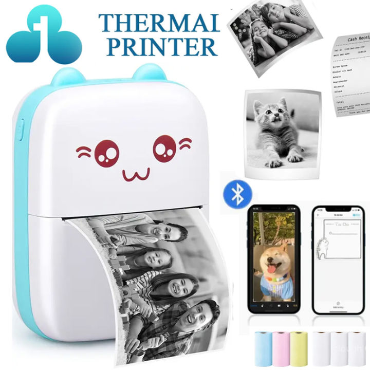 Mini Portable Printer For Mobile Bluetooth Portable Photo Printing