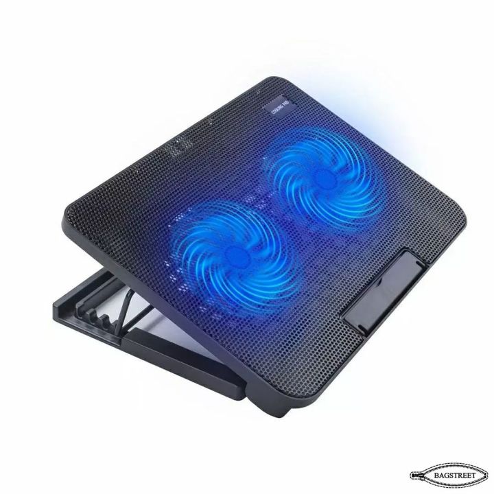 N99 Laptop Cooling Stand Double Fan N99 Cooling Pad With Blue LED Lights.