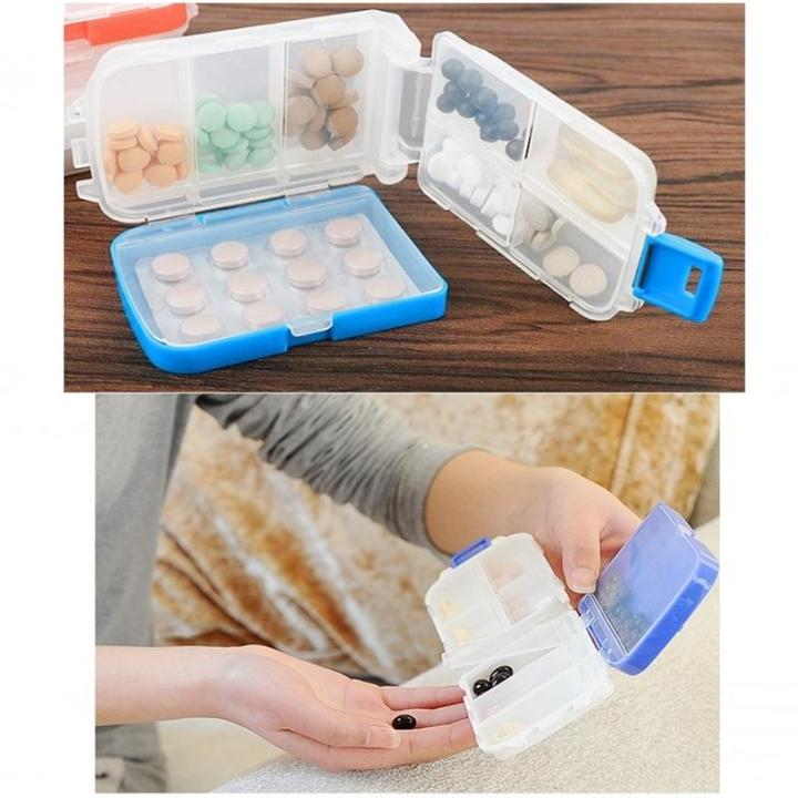 Purpose Storage Box Transparent Plastic Medicine/Pills Storage Box/Organizer