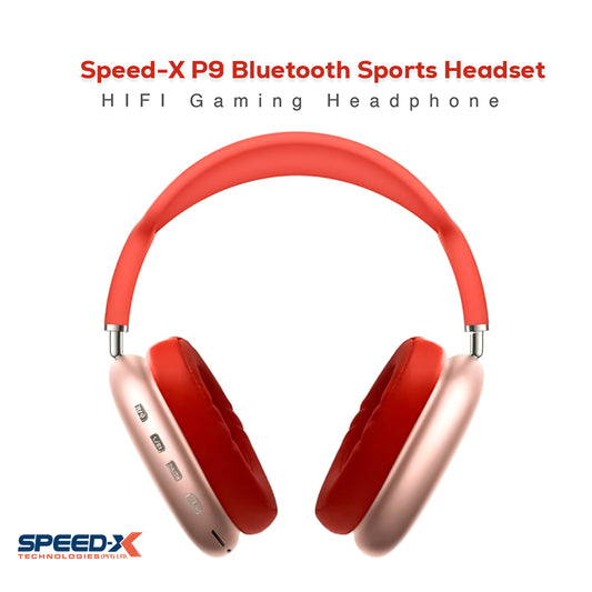 Speed-X Technologies P9 Bluetooth Headset RED.