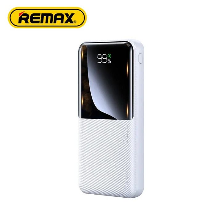 Rpp-623 Remax Rpp-623 Power Bank 20000mah 20w+22.5w Pd+Qc with 3 Output + 1 Input White