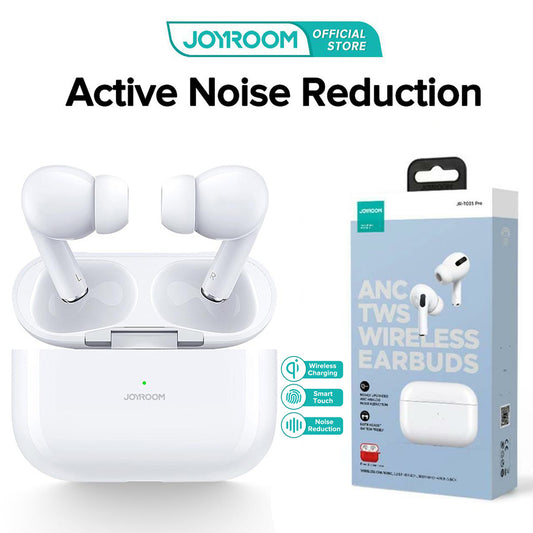 Joyroom Jr-T03s Pro Anc Noise Cancellation With Pop Up Windows Wireless Earbuds Original White.