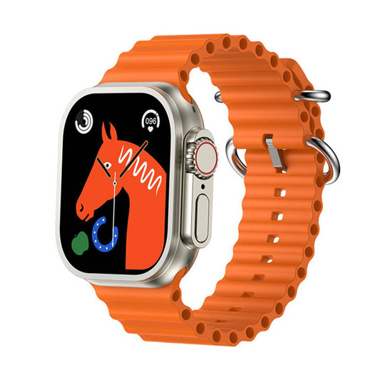 Ts8 Ultra Series 8 Men Women Bluetooth Call Heart Rate Sport Smartwatch WITH FITPRO APP ORANGE.