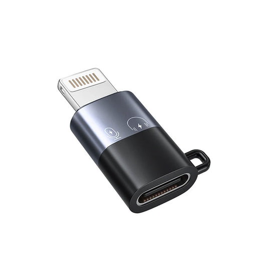 USB-C To Lightning OTG Audio Adapter For Mic & Phone.