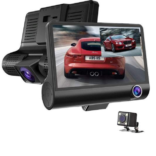 WDR Dashcam 3 Camera Lens Video Car DVR Full HD 1080P.