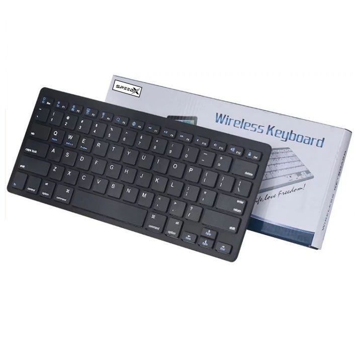 X5 Thin Mini Silent Office Ultra Wireless Bluetooth Keyboard - For Tablet Laptop.